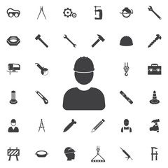 Worker Icon. Construction icons universal set for web and mobile