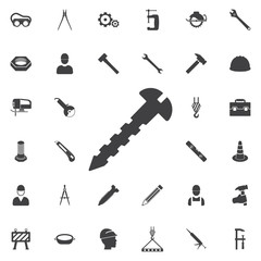 Screw icon. Construction icons universal set for web and mobile