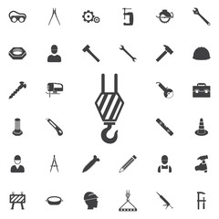 Hook icon. Construction icons universal set for web and mobile