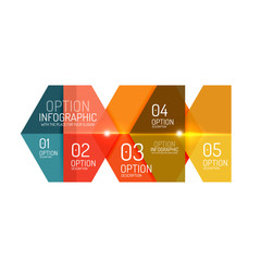 Hexagone infographic diagram templates