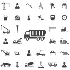 truck icon. Construction icons universal set for web and mobile