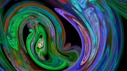 Fototapeta na wymiar Colorful twirl abstract background for creative design