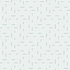 Seamless light blue and white background for your designs. Modern vector ornament. Geometric abstract pattern