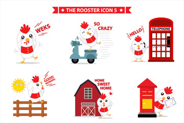 Rooster icon symbol
