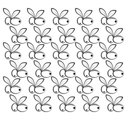 sketch olive branch leaves seamless pattern vector ilustration eps 10