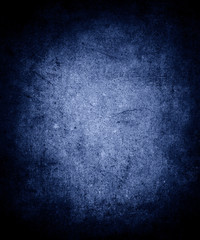 Abstract old blue background for printing brochures or papers Vintage grunge dark background texture with frame
