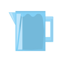 pitcher water juicy kitchen icon vector illustration eps 10