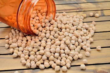 chickpea on table