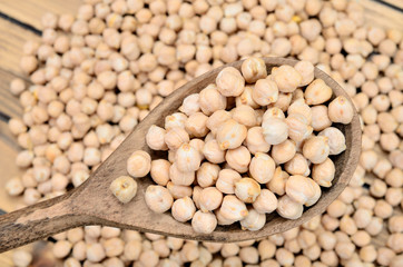 chickpea on table