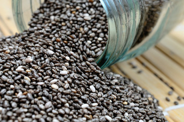 chia seed on table