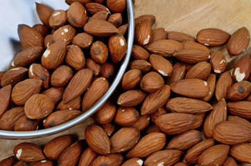 almond on table