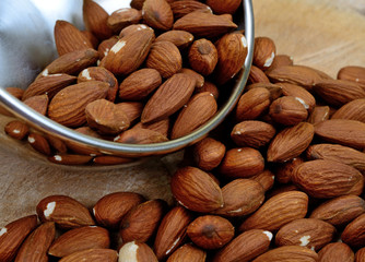 almond on table