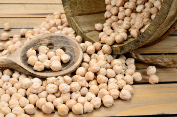 chickpea on table