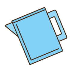 jug blue water juice design vector illustration eps 10