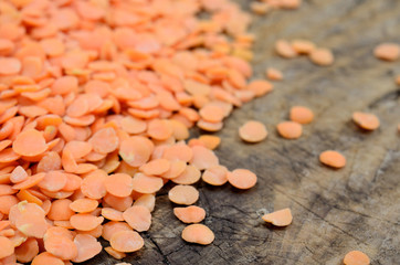 lentil on table