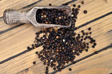 peppercorn on table