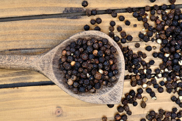peppercorn on table