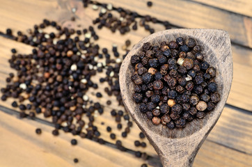 peppercorn on table