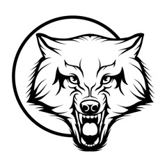 Fototapeta premium wolf logo