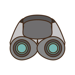 binoculars explorer glasses spyglass vector illustration eps 10