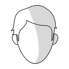 Man icon. Male avatar person people and human theme. Isolated design. Vector illustration