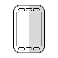 Smartphone icon. Device gadget technology and electronic theme. Isolated design. Vector illustration