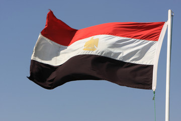 Naklejka na ściany i meble Flag of Egypt