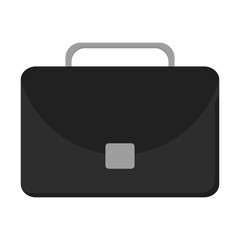 Suitcase icon. Business travel baggage and luggage theme. Isolated design. Vector illustration