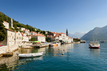 Fototapeta premium Perast town Montenegro