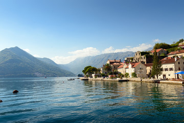 Fototapeta na wymiar Perast town Montenegro