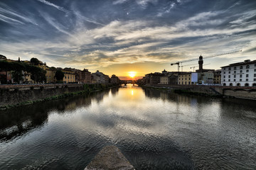 Obraz premium Florence Old Bridge VIII/ Tuscany My city My love