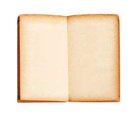 Fototapeta premium open old book on white background