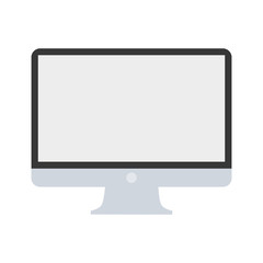 computer screen monitor technology vector illustration eps 10