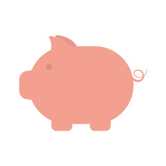 pink piggy money cash safety vector illustration eps 10