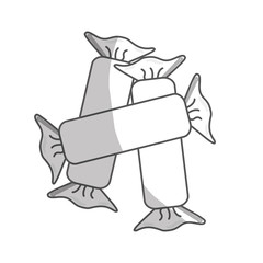 wrapped candy icon image vector illustration design 