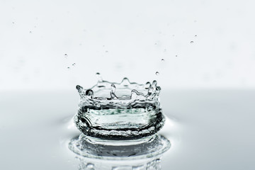 Water splashes background