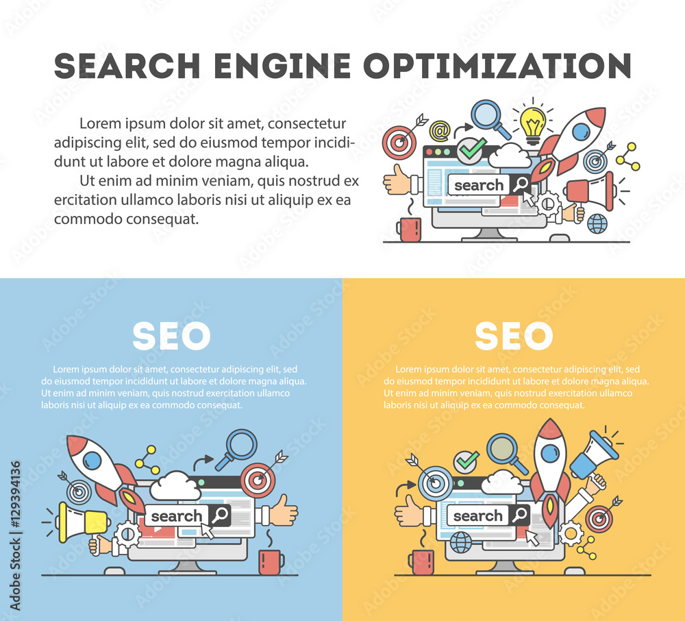 Wall mural concept seo optimization in search engine
