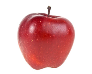 Red apple isolated on a white background