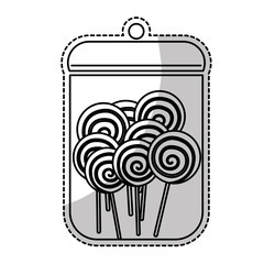 candy lollipop icon image vector illustration design 