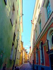 A Small Alley of Tallin, Estonia