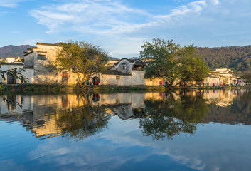 Obraz premium view shot from Anhui old village,Hong Cun in China.