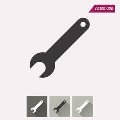 Wrench - vector icon.