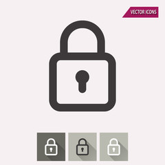 Lock - vector icon.