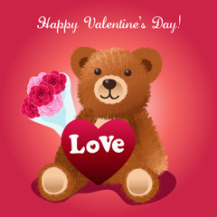Valentines Day Bear Greeting