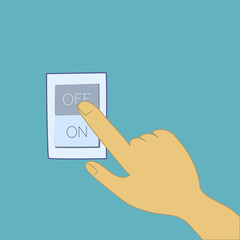 Save The Electricity, Turning Off Light Switch Button