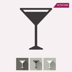 Cocktail - vector icon.