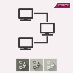 Network - vector icon.