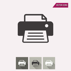 Printer - vector icon.