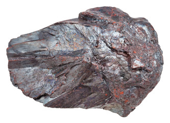 piece of Hematite (iron ore, haematite) stone