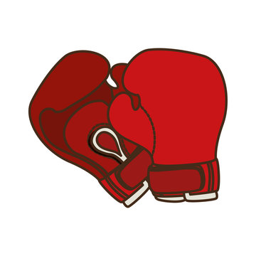 boxing gloves icon image vector illustration design 